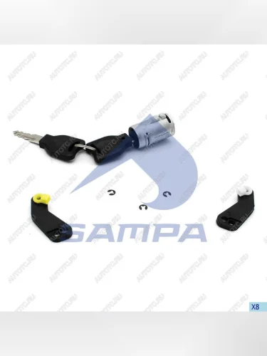 Личинка RENAULT Midlum замка двери (1 личинка,2 ключа) SAMPA SAMPA 034.265