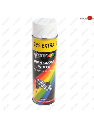 Краска белая аэрозоль 500мл MOTIP MOTIP 04004ig
