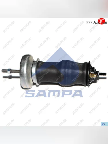 Амортизатор SCANIA 4 series кабины передний с пневмоподушкой 1424228+1349840 SAMPA SAMPA 040.179-01