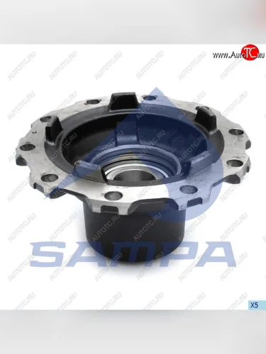 Ступица SCANIA передняя (с подшипниками) SAMPA SAMPA 040.4911