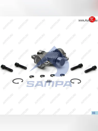 Крестовина SCANIA 4 series вала карданного (38х148мм) с креплением SAMPA SAMPA 042.031