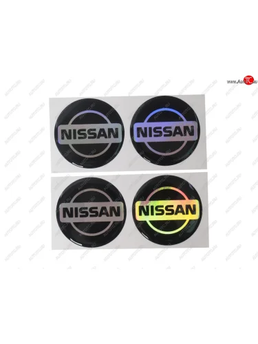 Эмблема диска колесного NISSAN (6см) комплект 4шт. AUTOSTICKERS 04683041711