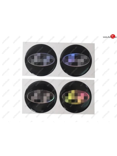 Эмблема диска колесного HYUNDAI (6см) комплект 4шт. AUTOSTICKERS 04685041375