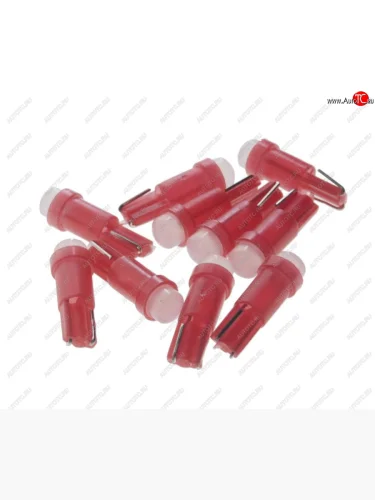 Лампа светодиодная 12V T5 W2x4.6d COB Red MEGA ELECTRIC MEGA ELECTRIC 05012r