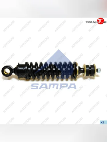 Амортизатор DAF 95XF кабины передний с пружиной (277337 25x40 14x83 OI) SAMPA SAMPA 050.209-01