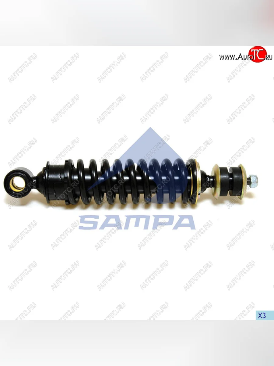 Амортизатор DAF 95XF кабины передний с пружиной (277337 25x40 14x83 OI) SAMPA SAMPA 050.209-01  в Самаре Самарской области