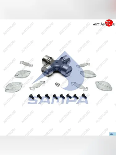 Крестовина MAN DAF IVECO вала карданного (46.7х135.2мм) с пластинами SAMPA SAMPA 061.067