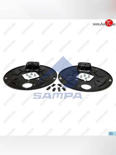 Щиток BPW барабана тормозного пылезащитный (комплект на ось) SAMPA SAMPA 070.616