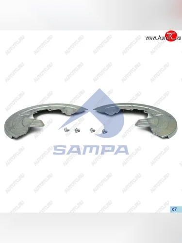 Щиток BPW барабана тормозного пылезащитный (комплект на ось, 120 TSB4309) SAMPA SAMPA 070.667sd SAMPA 070.667sd