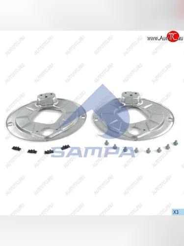 Щиток BPW барабана тормозного пылезащитный (комплект на ось, SN4220) SAMPA SAMPA 070.678
