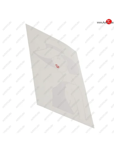 Наклейка виниловая вырезанная Автоледи 12.5х16.5см белая AUTOSTICKERS AUTOSTICKERS 07337