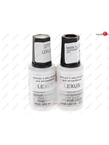Краска с кистью 20мл TOYOTA LEXUS 077 2-х компонентная PODKRASKA PODKRASKA 077