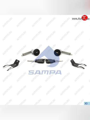 Личинка RENAULT Magnum замков двери комплект 2шт. SAMPA SAMPA 077.125