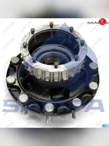 Ступица RENAULT Midliner VOLVO FL6,FL,FE задняя (с подшипником) SAMPA SAMPA 079.255