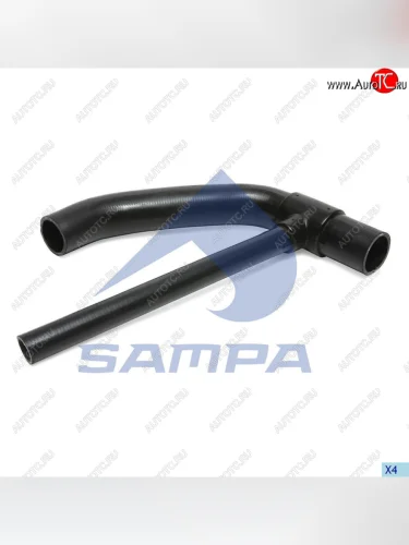 Патрубок RENAULT радиатора SAMPA SAMPA 079.488