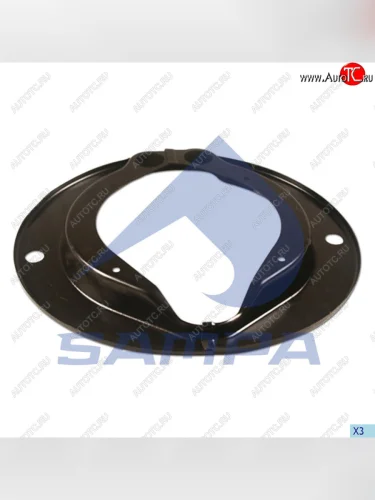 Щиток RENAULT барабана тормозного пылезащитный (на сторону, 410x175мм) SAMPA SAMPA 080.089