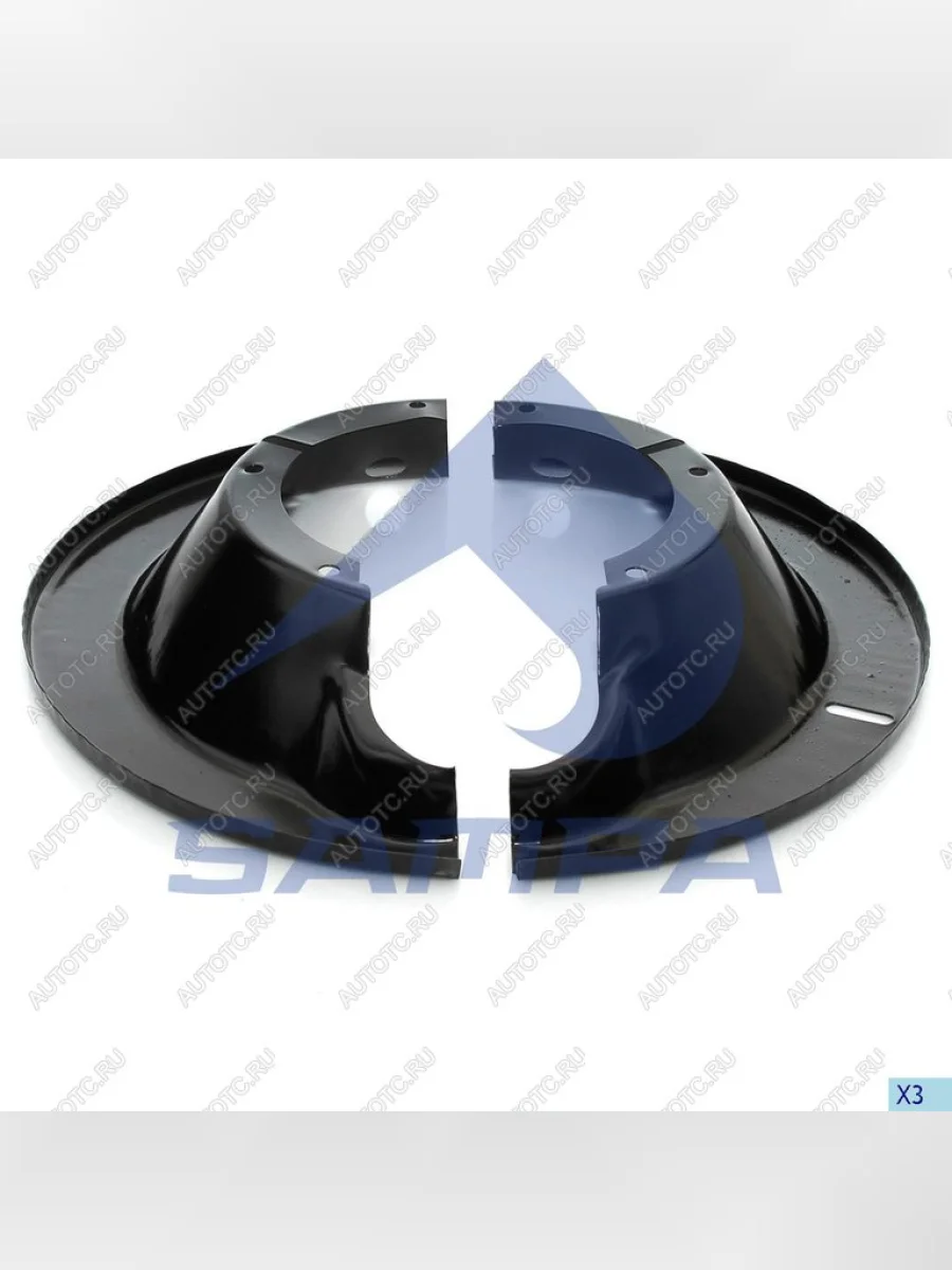 Щитки пылезащитные комплект на 1 сторону (420x203мм h=85) FRUEHAUFSMB С1(12тонн)TRAILOR SAMPA SAMPA 082.006  в Перми Пермском крае