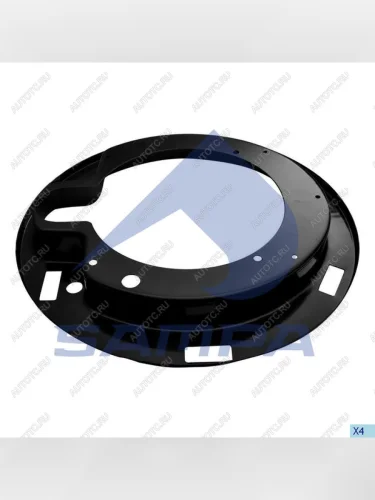 Щиток MERITOR барабана тормозного пылезащитный (на сторону, 410x200мм) SAMPA SAMPA 085.142