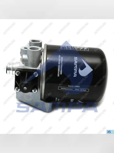 Осушитель воздуха SCANIA VOLVO с подогревом 12Bar SAMPA SAMPA 091.062