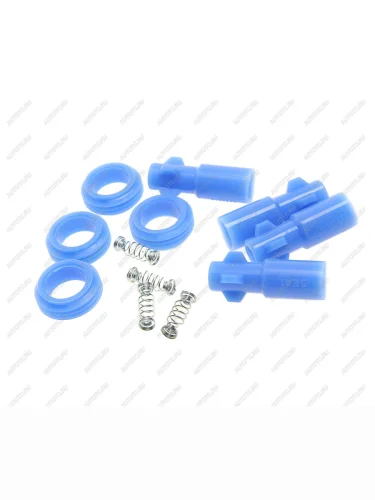 Наконечник ВАЗ-1118,2170,2190 модуля зажигания BOSCH 16V комплект силикон СИНИЙ CS-20 CS-20 09113