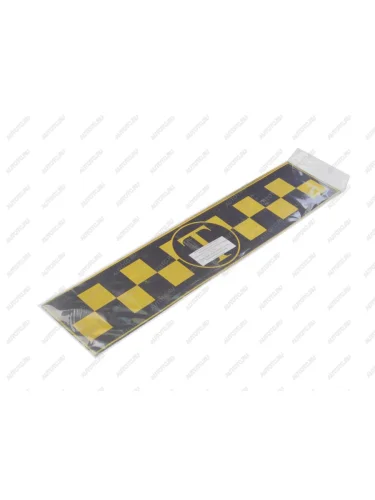 Магнит Шашечки 59х11см желто-черный (2шт.) TORINO TORINO 09143