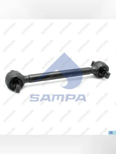 Штанга реактивная MERCEDES Actros,Axor обжимная с двухопорным РМШ (L=565мм d=21мм) SAMPA SAMPA 095.297
