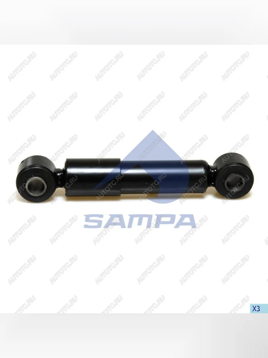 Амортизатор VOLVO FH12 кабины задний горизонтальный (233264 20х45 20х45 ОО) SAMPA SAMPA 030.307-01  в Самаре Самарской области
