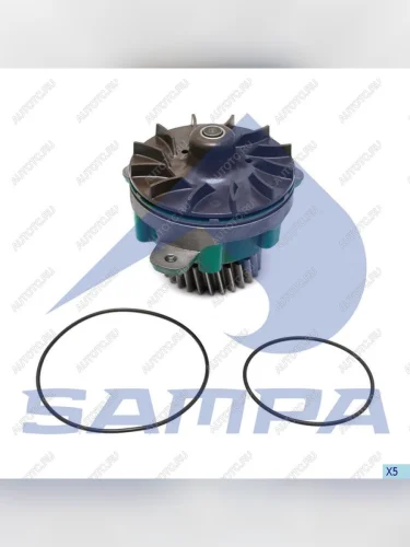 Насос водяной VOLVO FH12,FM12,NH12,dXi12 дв.D12C SAMPA SAMPA 033.168