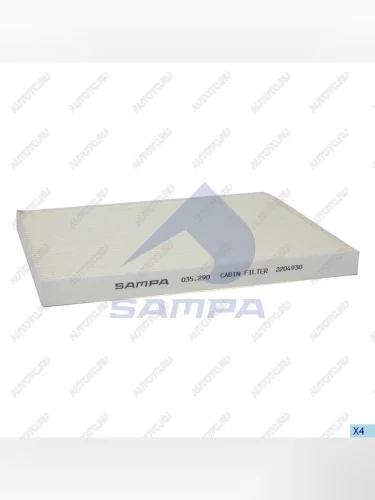 Фильтр воздушный салона VOLVO FH16 SAMPA SAMPA 035.290-01