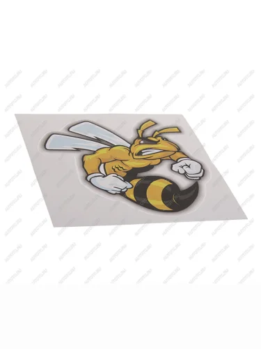 Наклейка виниловая вырезанная Оса-перчатки 11х12см полноцветная AUTOSTICKERS AUTOSTICKERS 05718052304