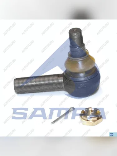 Наконечник рулевой тяги IVECO MERCEDES SCANIA HOWO RENAULT левый (M30х1.5х93мм,М24) SAMPA SAMPA 097.005-01
