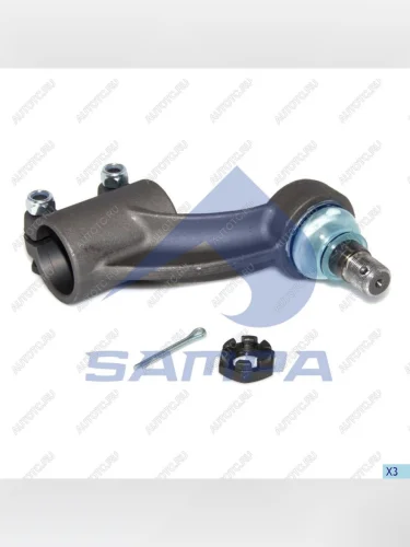 Наконечник рулевой тяги SCANIA 3 series левый (M52х1.5 M24х1.5 30 L=168мм) SAMPA SAMPA 097.081-01