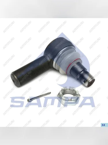 Наконечник рулевой тяги SAF MERCEDES правый (M38х1.5M30х1.5,L=135) SAMPA SAMPA 097.232-01