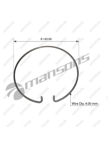 Кольцо стопорное SCANIA пальца тормозной колодки MANSONS MANSONS 100.060
