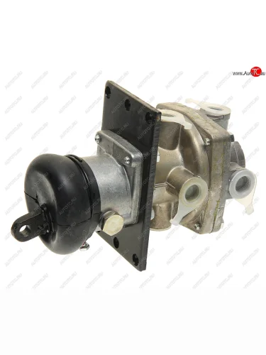 Кран ЗИЛ,КАМАЗ,МАЗ тормозной 2-х секционный с рычагом РААЗ РААЗ 100-3514008-11