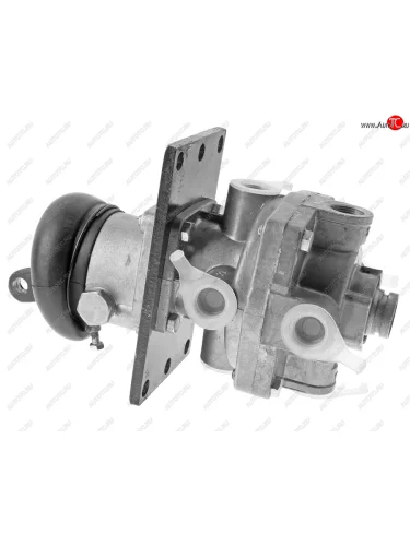 Кран ЗИЛ,КАМАЗ,МАЗ тормозной 2-х секционный с рычагом РААЗ РААЗ 100-3514008-30