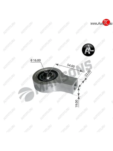 Наконечник SCANIA амортизатора кабины MANSONS MANSONS 100.548