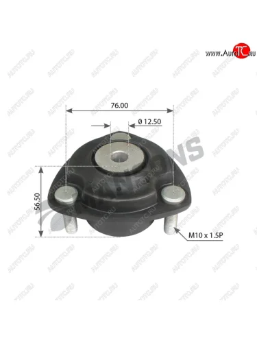 Опора SCANIA 4 series амортизатора кабины верхняя MANSONS MANSONS 100.650
