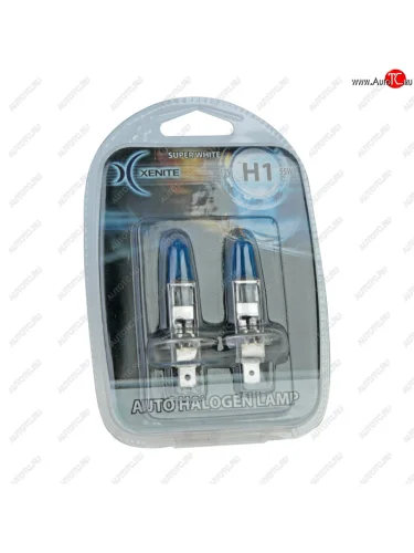 Лампа 12V H1 55W P14.5s +30% 4000К блистер (2шт.) Super White XENITE XENITE 1007042