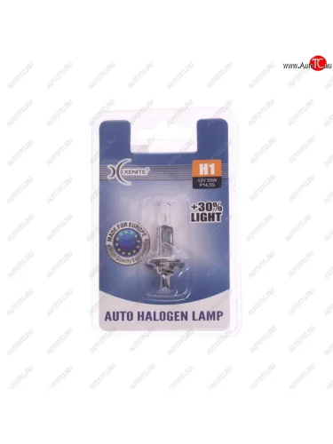 Лампа 12V H1 55W P14.5s +30% 3200К блистер (1шт.) XENITE XENITE 1007086