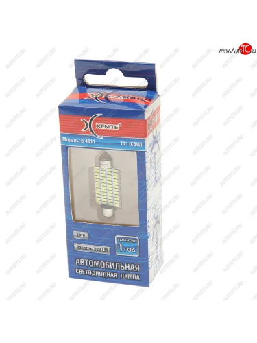 Лампа светодиодная 12V C5W SV8.5-8 двухцокольная блистер (1шт.) XENITE XENITE 1009546