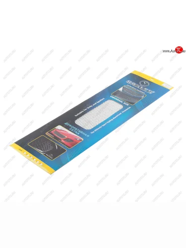 Решетка радиатора сетка (серебро) 100х30см (ячейка №5) SAHLER SAHLER 100x30 №5 (серебро)