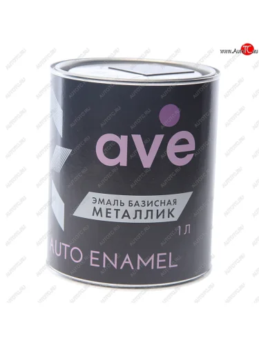 Краска глубоко черная металлик 1л AVE AVE 10195080
