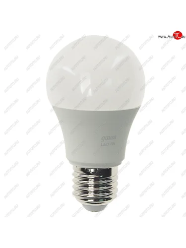 Лампа светодиодная E27 A60 7W (60W) 220V холодный GAUSS GAUSS 102502207