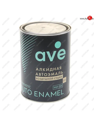 Краска черная матовая МЛ-ВК 800г AVE AVE 10395440