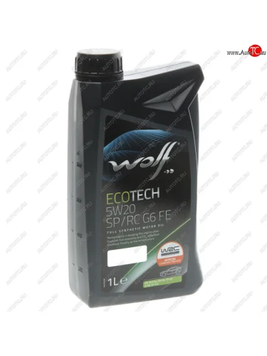 Масло моторное ECOTECH SPRC G6 FE  5W20 синт.1л WOLF WOLF 1047274