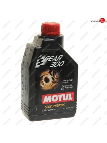Масло трансмиссионное GEAR 300 75W90 GL-45 синт.1л MOTUL MOTUL 105777