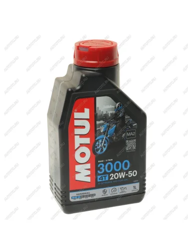 Масло моторное 3000 4T 20W50 мин.1л MOTUL MOTUL 107318