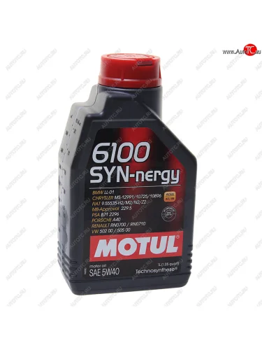 Масло моторное 6100 SYNERGIE 5W40 псинт.1л MOTUL MOTUL 107975