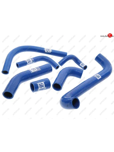 Патрубок ВАЗ-2105-2107 радиатора (алюминиевый) силикон полный комплект 7шт. Profi CS-20 CS-20 10839